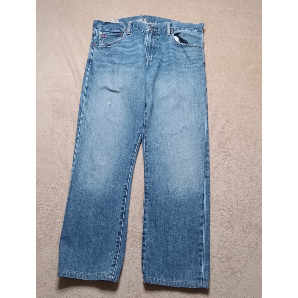 Polo Ralph Lauren Authentic Dungarees Straight Men's 34x29 Blue